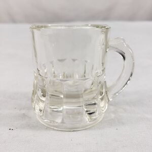 Vintage Federal Mini Beer Mug Shot Glass w/ Handle 2" Collectable